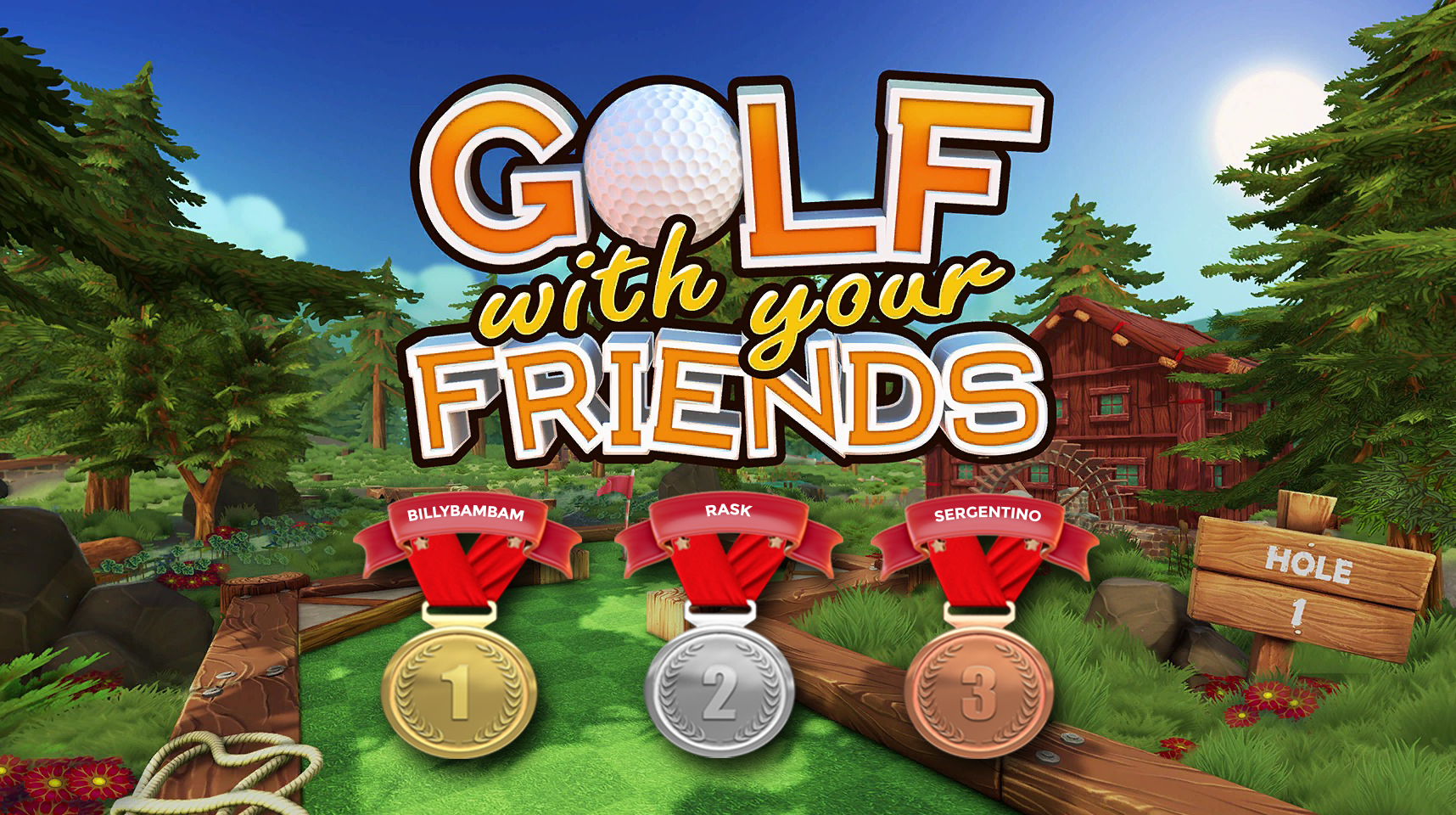 Golf With Your Friends – Tournament #1 Winners!